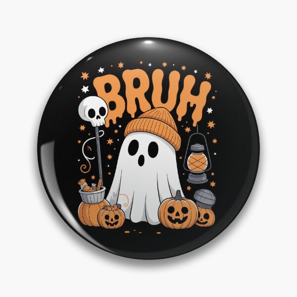 Item preview, Bruh Ghost Halloween Cute Ghost Trick Or Treat Candy designed and sold by tabdejinti.
