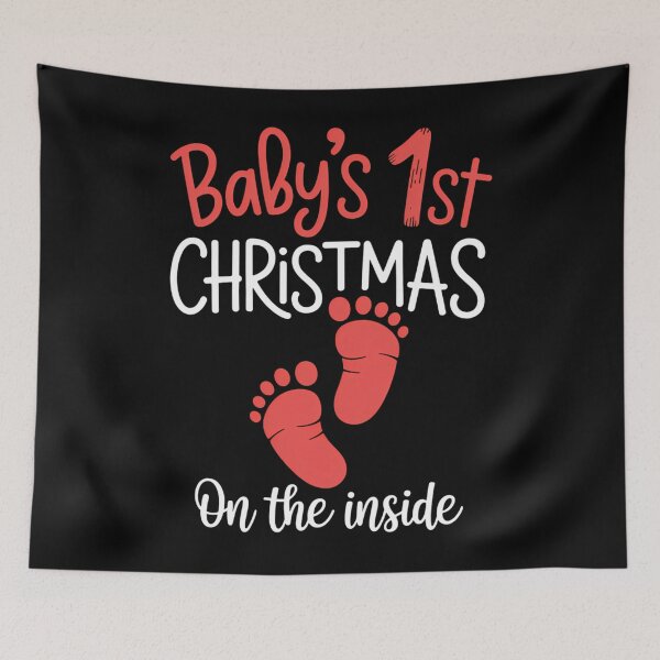 Item preview, Baby's First Christmas On The Inside Pregnancy Announcement designed and sold by Bandikonsalez.