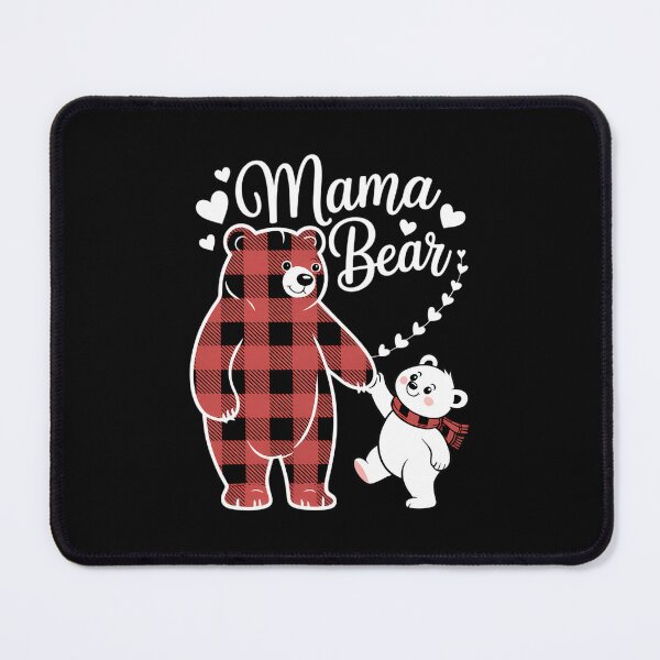 Item preview, Mama Bear Christmas Woman Red Plaid Grandma designed and sold by Bandikonsalez.