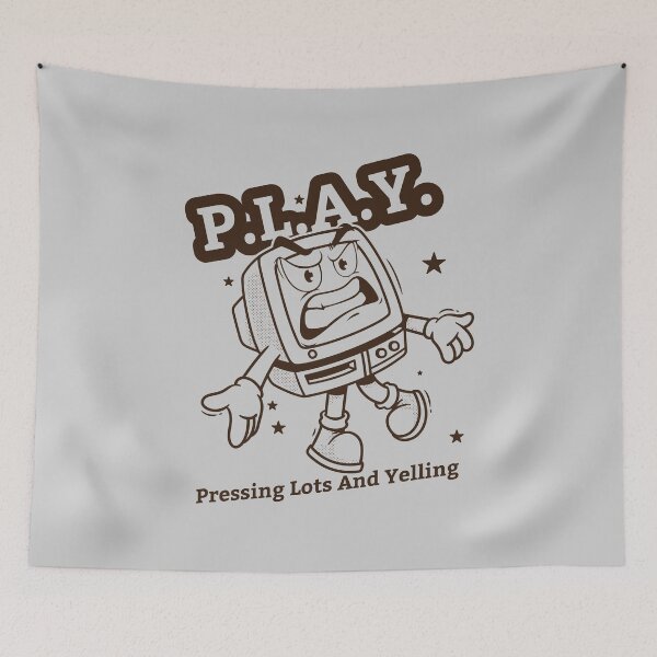 Item preview, P.L.A.Y. – Pressing Lots And Yelling designed and sold by Milena R..