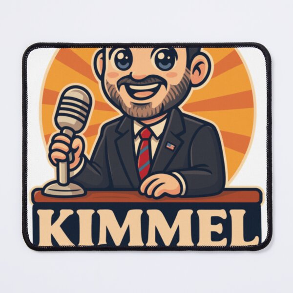 Item preview, Kimmel Forever The Mic Never Dies Cartoon designed and sold by JanayMcgoldric.