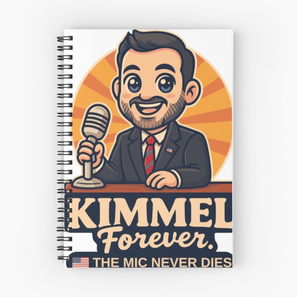 Item preview, Kimmel Forever The Mic Never Dies Cartoon designed and sold by JanayMcgoldric.
