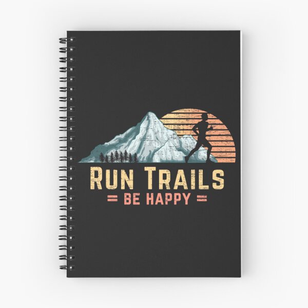 Item preview, Run Trails Be Happy - Mountain Runner designed and sold by HilllBernadine.