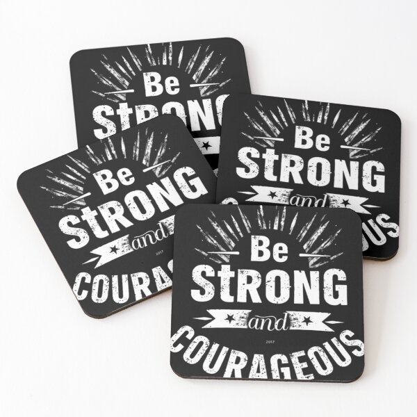 Item preview, Be Strong And Courageous designed and sold by MarkoPohtamo.