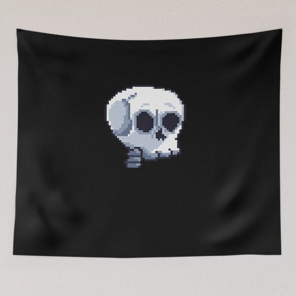 Item preview, Skeleton House Face With Title designed and sold by MarkoPohtamo.