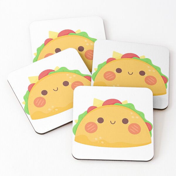 Item preview, Cute Kawaii Taco Character Illustration designed and sold by ArtfulWeave.