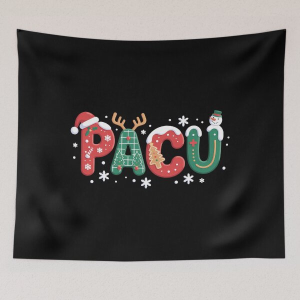 Item preview,  Plaid PACU Nurse Christmas Tree Santa Xmas designed and sold by ticlitule.