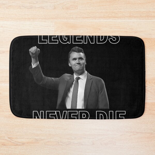 Item preview, Charlie Kirk Legends Never Die Bold Typography  designed and sold by JoelAnsaris.