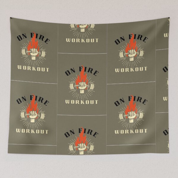 Item preview, On Fire Workout designed and sold by BELEAFCREATIV1.