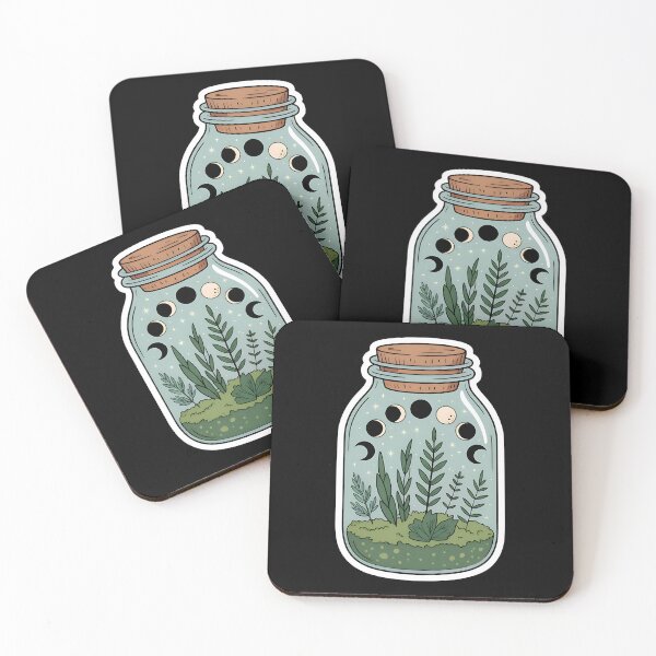 Item preview, Moon Phase Herb Jar Aesthetic designed and sold by Blok45.
