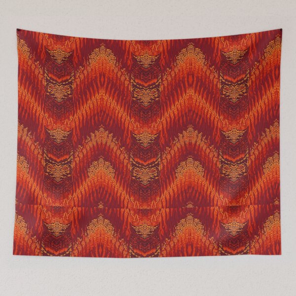 Item preview, Sunray Chevron Waves Ankara – Bold Vibrant African Print Design designed and sold by Cultradesign.