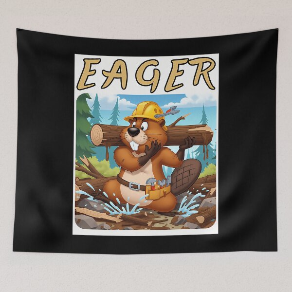 Item preview, Funny Rhyme Eager Beaver designed and sold by NICHOFASIC.