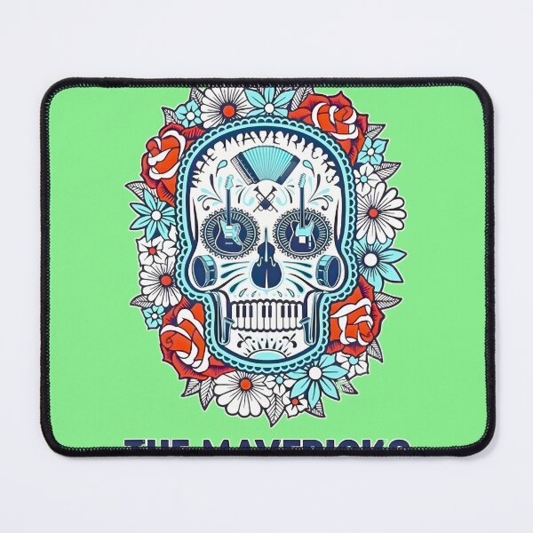 Item preview, The Mavericks Sugar Skull Music Art By Merch, Limited Edition designed and sold by TeresaSims.