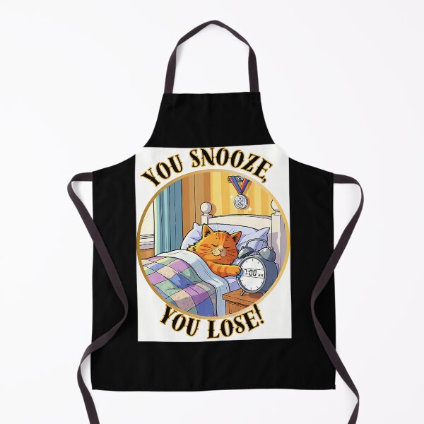Aperçu de l'œuvre Phrase drôle Snooze You Lose créée et vendue par NICHOFASIC.