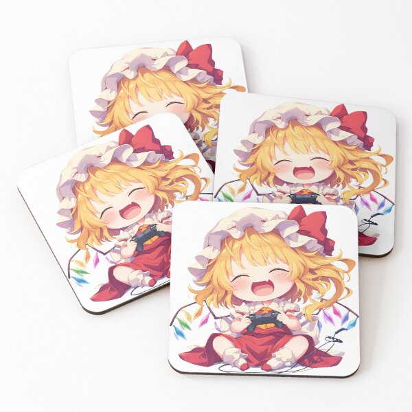 Item preview, Flandre Scarlet Touhou Anime Girl Cute Chibi Playing Video Game designed and sold by earlobejerk.