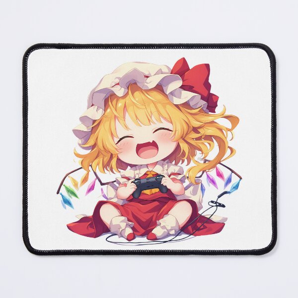 Item preview, Flandre Scarlet Touhou Anime Girl Cute Chibi Playing Video Game designed and sold by earlobejerk.