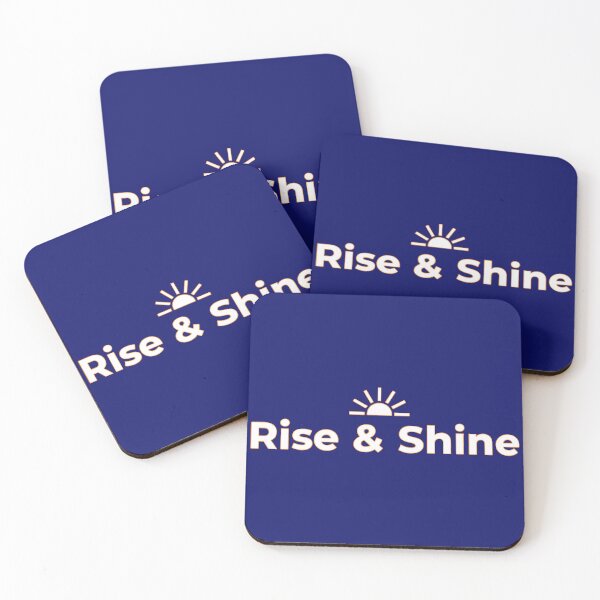 Item preview, Rise & Shine – Minimalist Motivational T-Shirt designed and sold by SaicoGN.