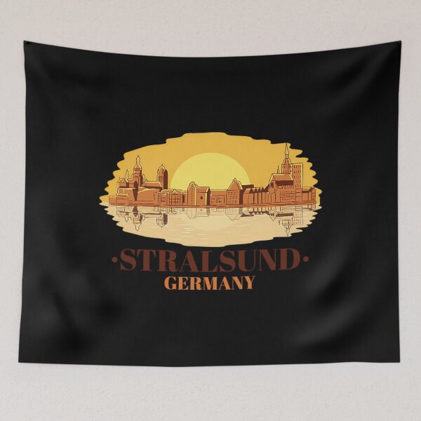 Item preview, Stralsund Germany Tourist Skyline Motif  	 designed and sold by prnbxamgn44.