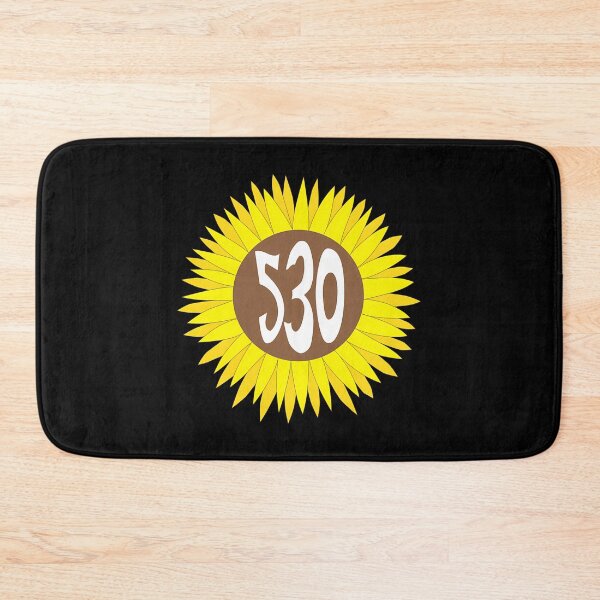 Item preview, Hand Drawn California 530 Area Code Sunflower designed and sold by stefanclays.