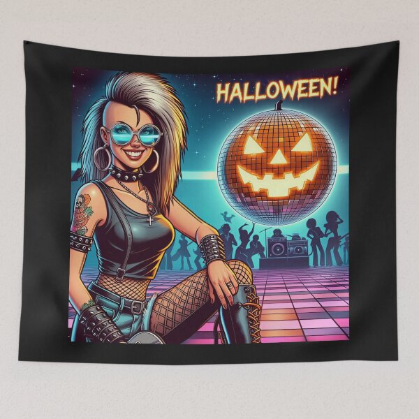 Item preview, Punk Rock Halloween Dancefloor designed and sold by Voodoo Store Paranormal Collections.