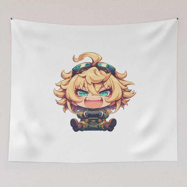 Item preview, Tanya Degurechaff Saga of Tanya the Evil Anime Girl Chibi Gaming designed and sold by earlobejerk.