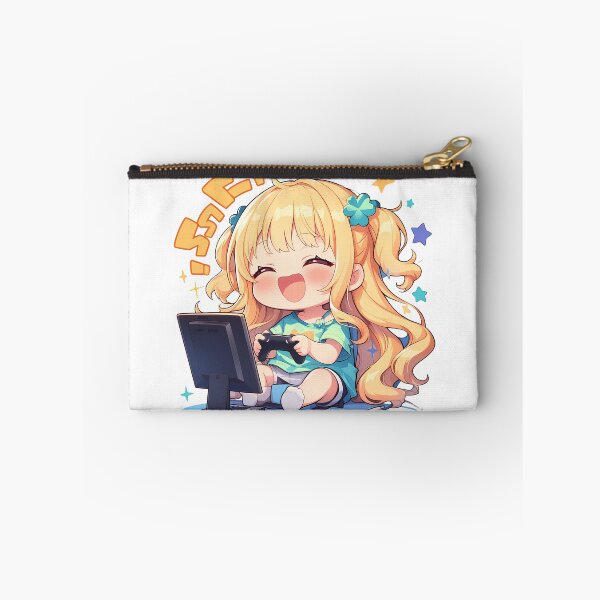 Item preview, Kaho Hinata Blend S Anime Girl Cute Chibi Playing Video Game designed and sold by earlobejerk.