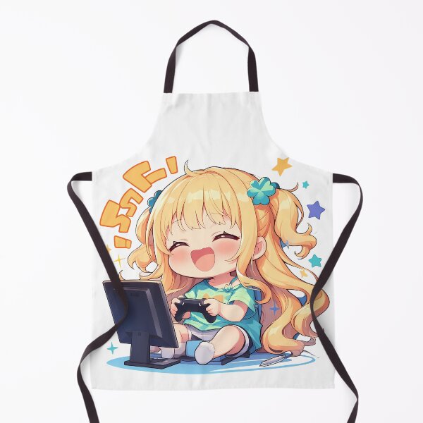 Item preview, Kaho Hinata Blend S Anime Girl Cute Chibi Playing Video Game designed and sold by earlobejerk.