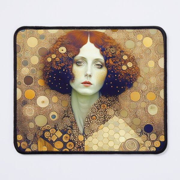 Item preview, Art Nouveau Painting of Woman Inspired By Gustav Klimt designed and sold by LanaGustavsson.