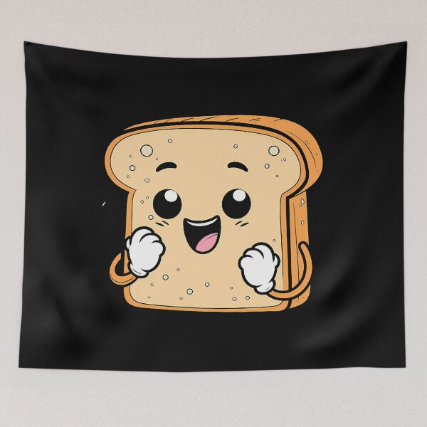 Item preview, Cartoon Toast Character designed and sold by VenitaImogene.
