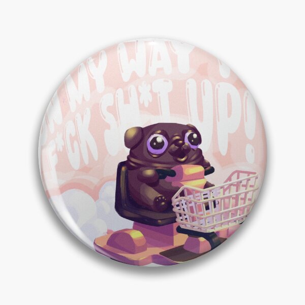 Item preview, A Determined Pug on a Mission of Chaos designed and sold by JunoStellamaris.