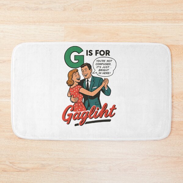 Item preview, G is for Gaglight – Funny Retro Vintage Comic Parody Design designed and sold by WatanabeTakumiy.