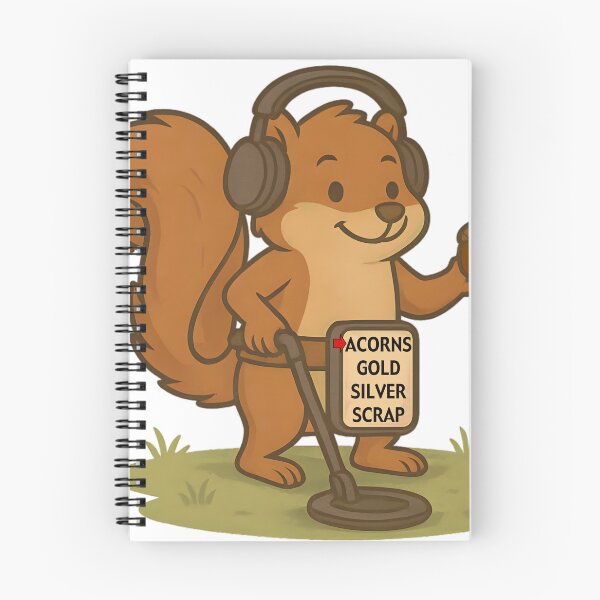 Item preview, Squirrel Metal Detecting for Acorns designed and sold by Steeshirts.