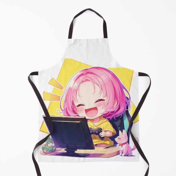 Item preview, Haruna Sairenji To Love Ru Anime Girl Cute Chibi Playing Video Game designed and sold by earlobejerk.