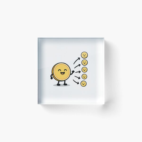 Item preview, Compound Interest Cartoon Sticker  Investors Pop Lab designed and sold by VenitaImogene.