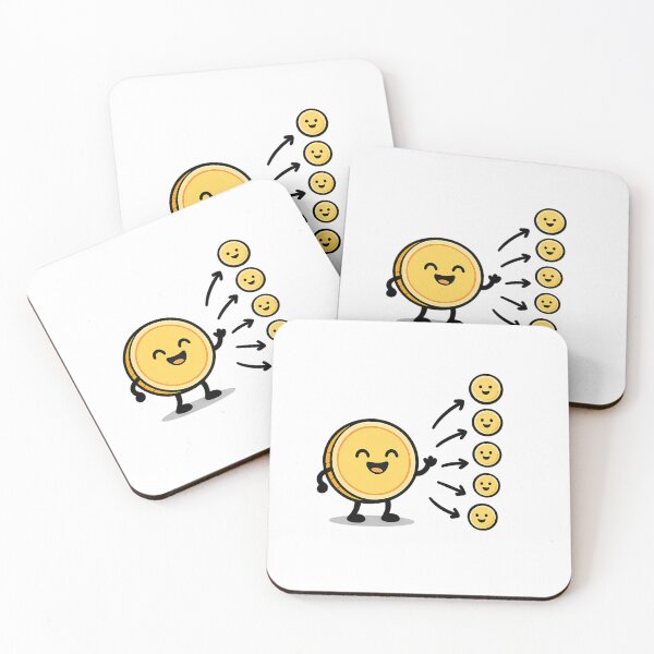 Item preview, Compound Interest Cartoon Sticker  Investors Pop Lab designed and sold by VenitaImogene.