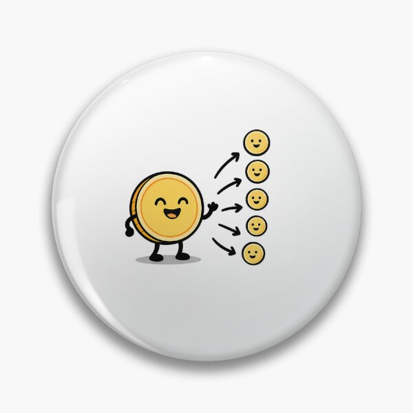 Item preview, Compound Interest Cartoon Sticker  Investors Pop Lab designed and sold by VenitaImogene.