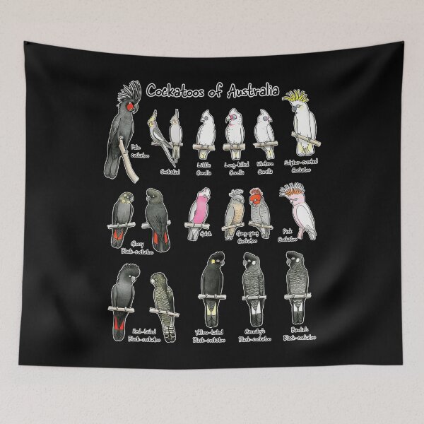 Item preview, Cockatoos Of Australia - Raising Funds For Birdlife Australia designed and sold by VenitaImogene.