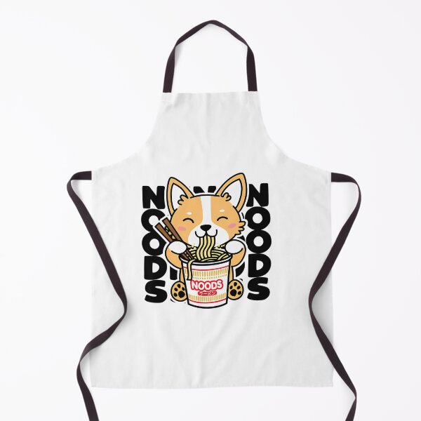 Item preview, Corgi Eating Noods Cute Kawaii Instant Noodles designed and sold by VenitaImogene.
