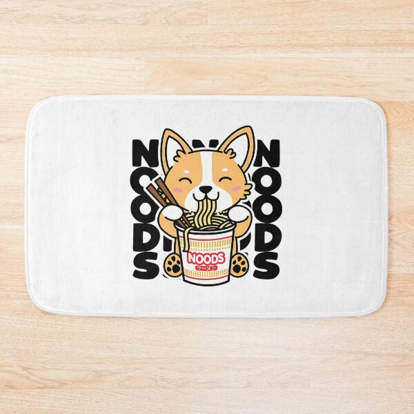 Item preview, Corgi Eating Noods Cute Kawaii Instant Noodles designed and sold by VenitaImogene.
