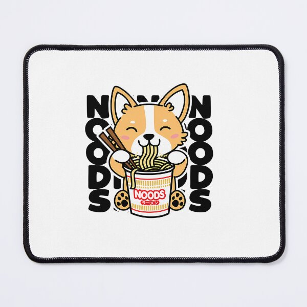 Item preview, Corgi Eating Noods Cute Kawaii Instant Noodles designed and sold by VenitaImogene.