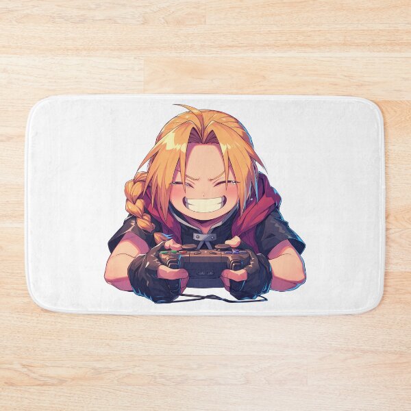 Item preview, Edward Elric Fullmetal Alchemist Anime Cute Chibi Playing Video Game designed and sold by earlobejerk.