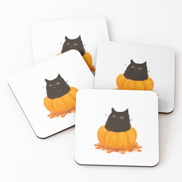 Item preview, Adorable Halloween Cat in Autumn Pumpkin designed and sold by JunoStellamaris.