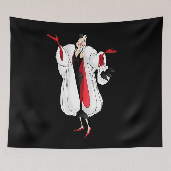 Item preview, Cruella De Vil - Classic Cartoon Villain designed and sold by VenitaImogene.