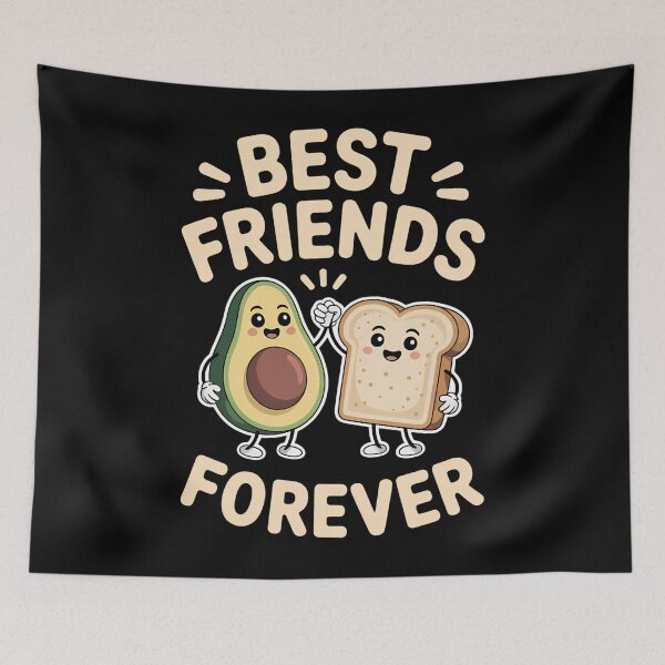 Item preview, Avocado & Toast Best Friends Forever Pajama designed and sold by PunkNation-Arts.