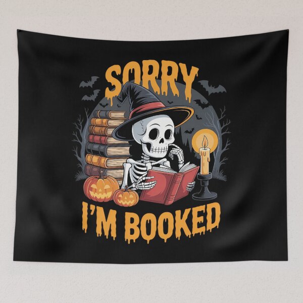 Item preview, Halloween Reading Book Lovers Bookish designed and sold by ValerieRodrigue.
