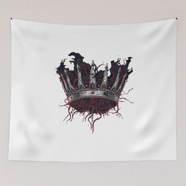 Item preview, Crowned Chaos Shirt – Gothic Streetwear Graphic designed and sold by Designs-by-JK.