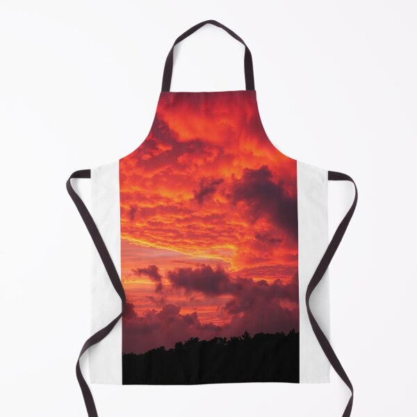Item preview, Inferno Sky - Intense Orange and Red Sunset Cloud Layers designed and sold by Vida e Arte.