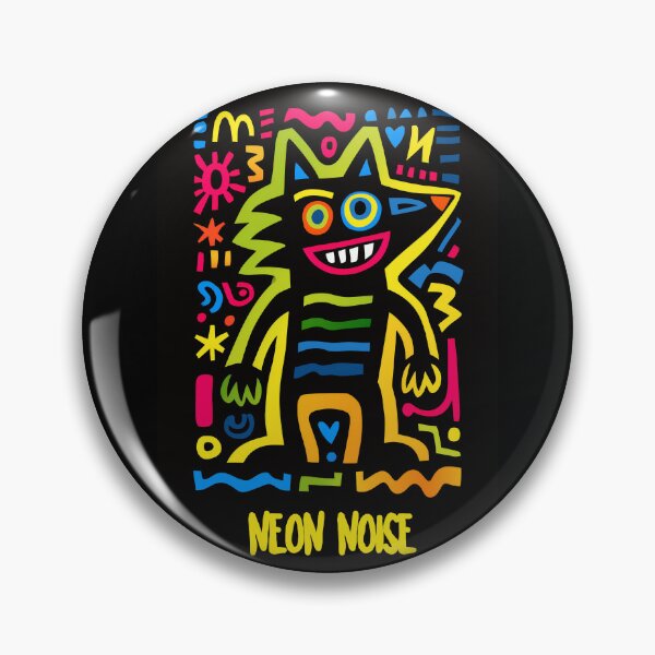 Item preview, Neon Wolf Pop Art – Vibrant Halloween Poster designed and sold by Moisky Art.