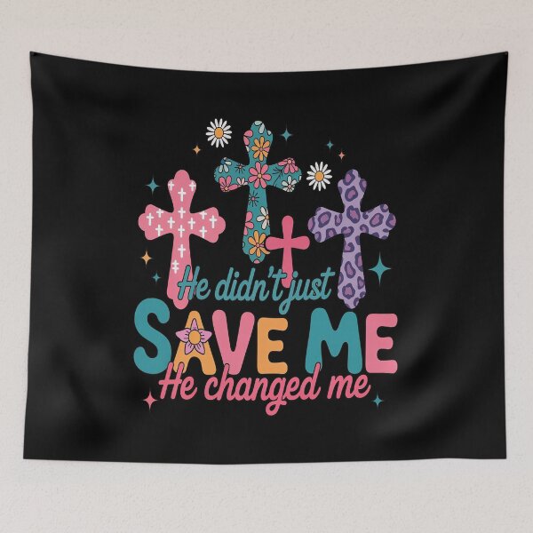 Item preview, He Didn't Just Save me He changed me Preppy designed and sold by petrichorsworld.
