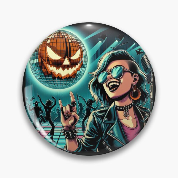 Item preview, Cantante de punk rock de Halloween en vivo designed and sold by Voodoo Store Paranormal Collections.